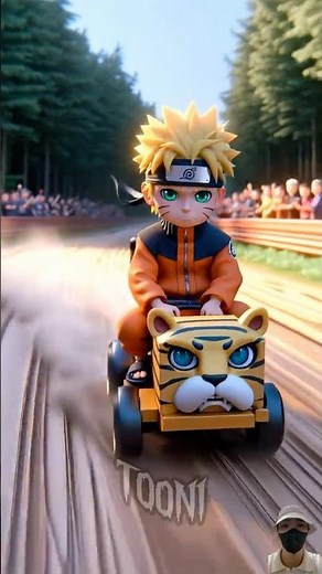 The Emerald Tiger Comeback – Naruto and Weak Box Tiger vs Muscular Purple Tiger | Epic Forest Race.