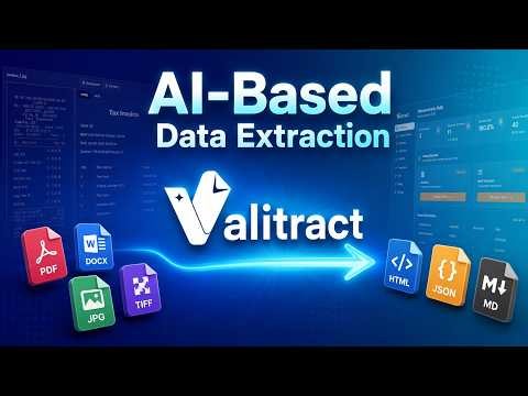 Valitract Tutorial: The AI-Based Data Extraction Platform