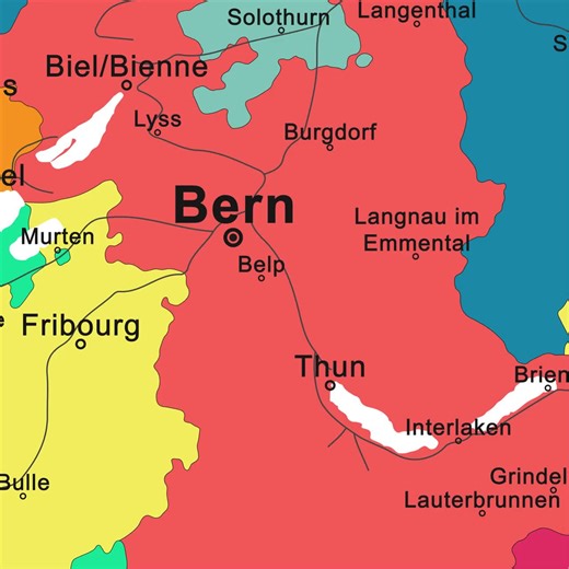 Switzerland Map Vector, Cantons, Subdivisions (EPS, PDF, AI) - Etsy