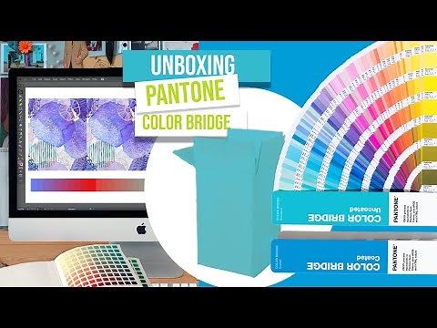 Unboxing Pantone Color Bridge Coated & Uncoated Set | RGB to CMYK Process 4 Color Chart | GP6102A