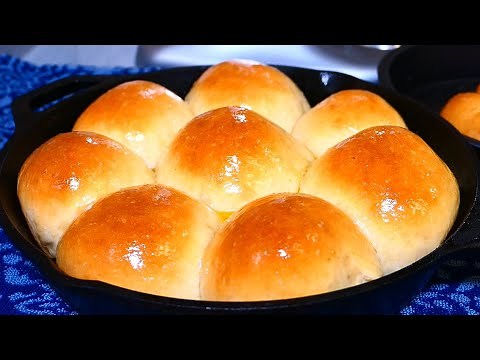 Dinner Rolls (SOFT & FLUFFY) | Dad's TRINI Hops Bread Recipe