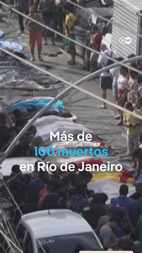 Río cuenta sus muertos tras la operación policial más letal de la historia Teaser: Al menos 119 muertos dejó el megaoperativo policial más mortal de la historia de Río de Janeiro. Los uniformados ingresaron a las favelas de Alemao y Penha en una acción contra el grupo narco Comando Vermelho. Pero el sangriento saldo generó el rechazo de los vecinos y del presidente Lula da Silva. | DW Español