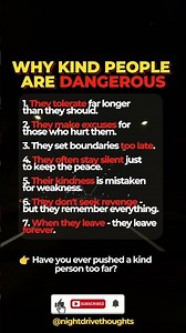 Why Kind People Are Dangerous #shorts #quotes #wisdom
