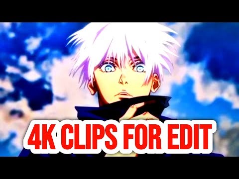 (FREE DOWNLOAD) GOJO SATORU NEW 4K TWIXTOR + TIME REMAP CLIPS FOR EDIT Ep: 1
