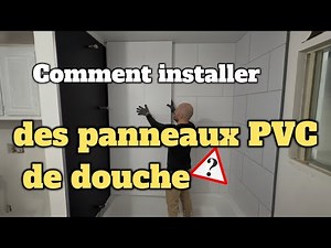 Install PVC shower panels