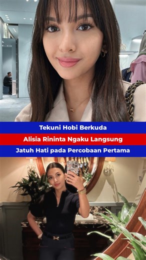 Tekuni Hobi Berkuda, Alisia Rininta Ngaku Langsung Jatuh Hati pada Percobaan Pertama. Aktris Alisia Rininta baru saja memulai hobi barunya di bidang olahraga berkuda dan mengaku langsung jatuh hati. Meski masih pemula, Alisia sudah tampak mahir dan tangguh saat mengendalikan kuda di arena. Tak hanya sekadar menunggangi, ia juga terlihat membangun kedekatan emosional dengan hewan tersebut, menampilkan perpaduan gaya yang anggun sekaligus memesona. Hobi baru ini menjadi warna tersendiri di tengah
