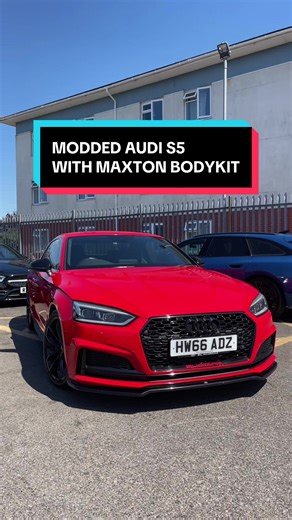 Modded Audi S5 with Maxton Bodykit: Style & Performance