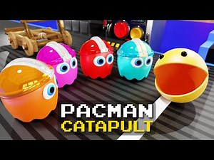Pacman Catapult | 3D Pacman Animation made in Blender