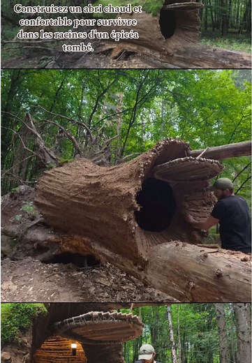 Construisez un abri pour survivre en extérieur