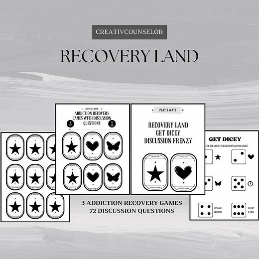 Recovery Land: IOP Group Therapy Games for Addiction Recovery. - Etsy