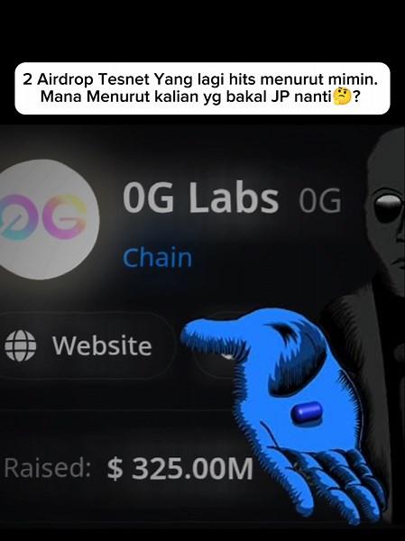 Yang garap mini aps tap² tele minggir dulu... kira² yang bagus buat di garap yang mana ya? Kalo mimin garap keduanya sih😜 #airdrop #monad #0glabs #testnet #crypto