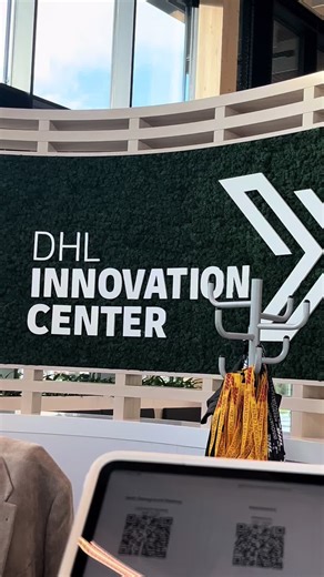 Just casually inventing the future at DHL Innovation Center 🤖 #Innovation #TechTOK #Fyp