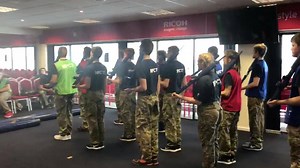 Military Preparation College Gloucester students doing their drill rehearsal ahead of the Award Ceremony in Kingsholm Stadium tonight! #UpgradeYou | MPCT Military Academy | Facebook