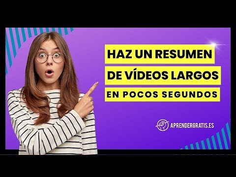 Cómo RESUMIR VÍDEOS largos con #InteligenciaArtificial ‪@AprendergratisEsCursos‬