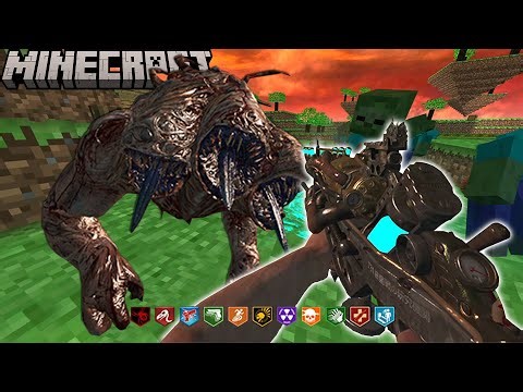 This Black Ops 1 Minecraft Map is AMAZING... (Call Of Duty Zombies)
