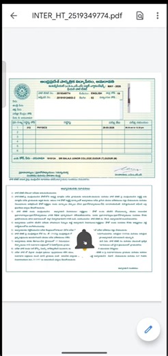 AP Open Inter May 2026 Hall Ticket Download | APOSS Inter Hall Ticket Direct Link |