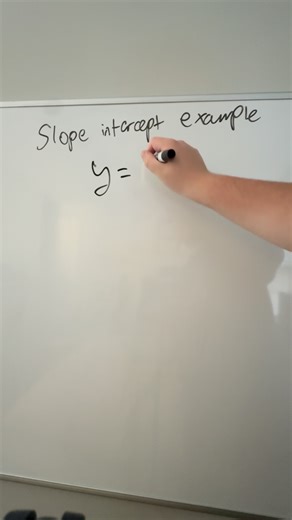 @trigium on Instagram: "Example of slope intercept form #slopeintercept #slopeinterceptformula #algebra #algebrateacher #algebrahelp #algebratutor #linearfunction #mathematics #math #mathematicstour➕➖🟰➗✖️ #study #mathanimation #learn #mathtutoring #learnmath #mathtutor"