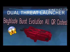 LR String Launcher & All Beyblade Burst Evolution Qr Codes!