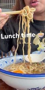 Nagoya Ramen and Fried Rice #mukbang #asmr