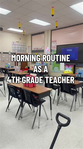 Back to School: 4th Grade Teacher Morning Routine