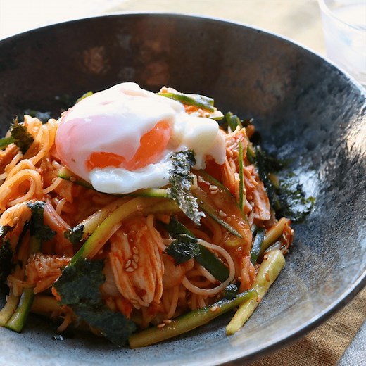 韓国の味 そうめんでビビン麺 作り方・レシピ | クラシル