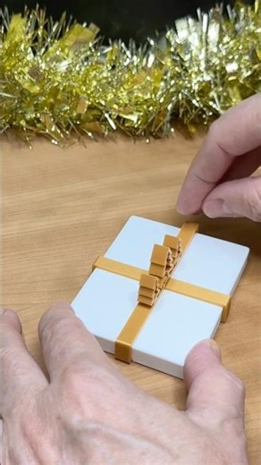 Reusable Christmas gift card box. #3dprinted #3dprinting #3dprint