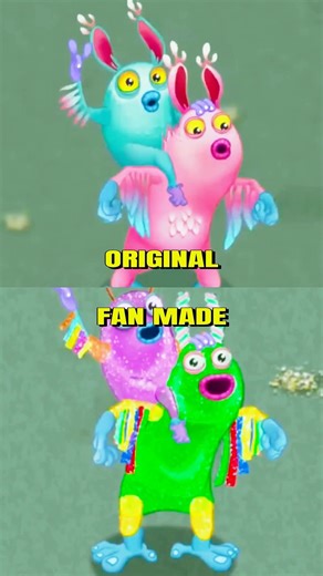 Do you like the original or fan made version better? 🔥 #msm #fanmade #mysingingmonster
