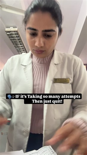 DrAsmita Meena |lifestyle |fitness |Food on Instagram: "Attempts doesn’t matter But giving up does😢😢 ((Intern, internship, Doctor, dentistry,dentist, hospital, medi cal, medico, medicine, trending, explore, typ, scrub, scru life,mbbs, BDS, MDS, physiotherapist, BAMS, nursing , den tal,dentalschool,medschool, medico, reality, relatable,RCB,messi,cricket ,football,neetug,Neetpg,students,government exam,ssc,Virat,Kohli)"
