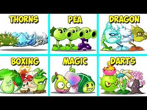 PVZ 2 - Random 12 Team 3 Plants Normal Attack Vs 3 Team Zombies - Who Will WIn?