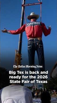 Big Tex is back and ready for the 2026 State Fair of Texas
