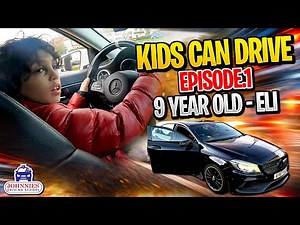 FIRST LESSON BEHIND THE WHEEL |KIDS CAN DRIVE EP. 1 |car for kids to drive | Johnnies Driving School