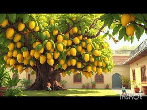 The magical mango tree heart touching short poem#trending #animation