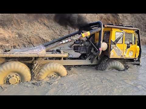 Tatra Truck Stuck in Big Mud - Truck Trial Milovice | Power W12