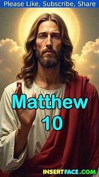Matthew chapter 10 verses 1 to 18 Bible Reading. Jesus Christ