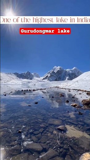 Gurudongmar lake,highest lake in India | Gurudongmar lake, Sikkim | #gurudongmarlake #sikkim