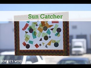 How to Make a Suncatcher Using Contact Paper | Sophie's World