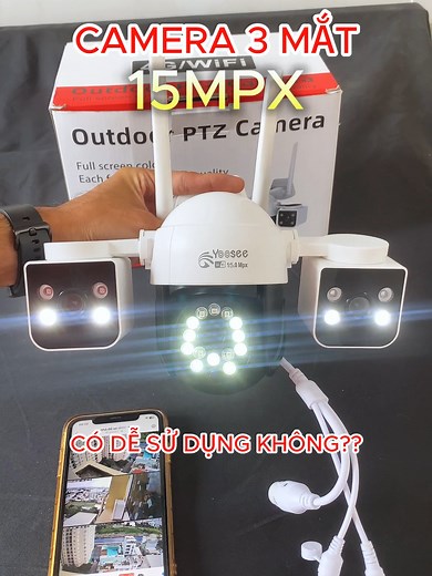 Camera Yoosee 3 Mắt 15MP - Thiết Bị An Ninh Hiện Đại