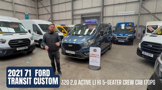 ** NEW ARRIVAL IN STOCK ** 2021 71 FORD TRANSIT CUSTOM ACTIVE 5...