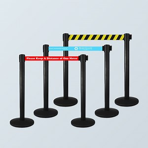 [Hot Item] Traust Crowd Control Belt Barriers Stanchion Post Queue Post Stand Pole