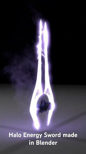 Halo Energy Sword V2 (made in Blender!)