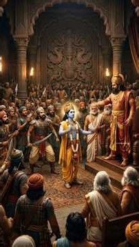 श्रीकृष्ण ने दिखाया वो रूप कि बड़े-बड़े योद्धाओं को दिखना बंद हो गया | #youtubeshorts #mahabharata