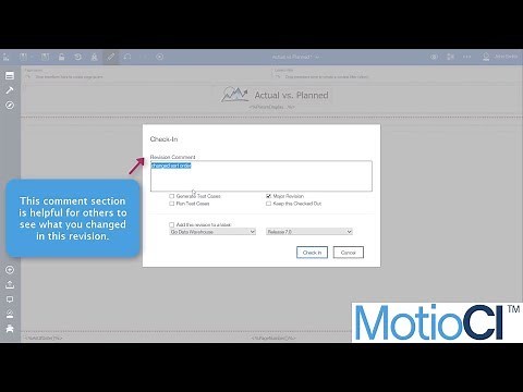 MotioCI Integration with Cognos Report Studio