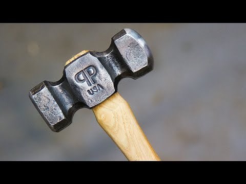 How to Forge a Rounding Hammer - Blacksmithing