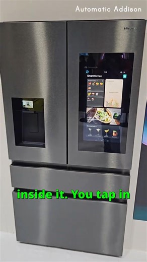 Hisense Smart Fridge That Makes Meal Planning Easy