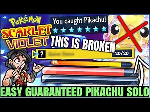 Best Pokemon to Solo 7 Star Pikachu Raid Fast/Easy Every Time - How to Pokemon Scarlet Violet Guide!
