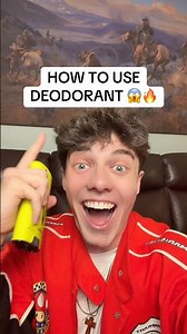 DEODORANT TUTORIAL 😱🔥