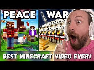 BEST MINECRAFT VIDEO EVER!!! 1000 Players Simulate Civilization: Rich & Poor (REACTION!!!) ISH