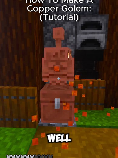 Cómo hacer un Golem de Cobre en Minecraft