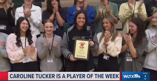 Gator Athletics on Instagram: "Caroline Tucker selected as @news19wltx Player of the Week! Go Gators! 🐊 🏐"