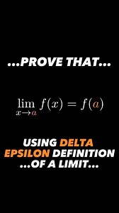 🤔 Why are epsilon-delta proofs so hard? 😭 proof the limit using epsilon and delta... Follow @math.magazine 🔥 for more !!... Follow @math.magazine.jr 🔥 for more !!... #math #science #reelsinstagram #education #mathmemes #AmaZing #comedy #physics #photography #stem #engineering #calculus #smile #dance #trendingreels #viralvideo #memes #viralreels #usa #University #study #collegelife #home #reels #tbt #art #trend #model #mathmemes #code | Math-Magazine